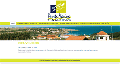 Desktop Screenshot of campingpuntamarina.com